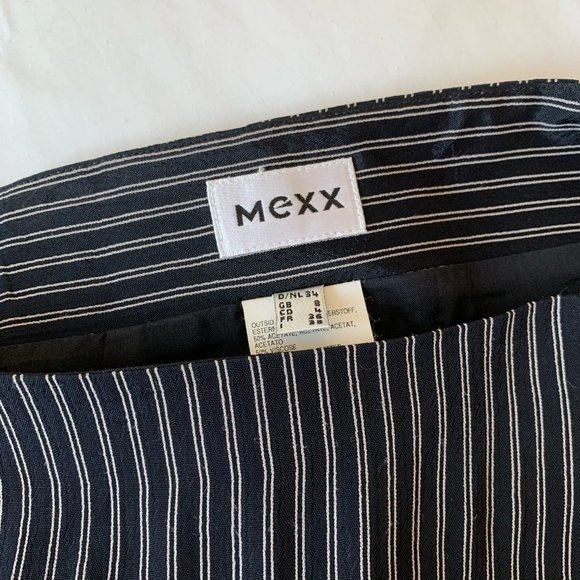 MEXX | Vintage Black with White Strip Wrap Skirt - Picture 5 of 11